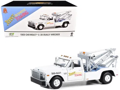 Greenlight 1969 Chevrolet C-30 Dually Wrecker Jerryâ€s Towing "fall Guy Stuntman Association" "the Fall Guy" (1