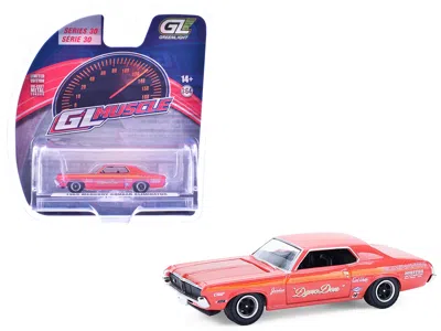 Greenlight 1969 Mercury Cougar Eliminator "dyno Don" Red With Orange Stripes " Muscle" Series 30 1/64