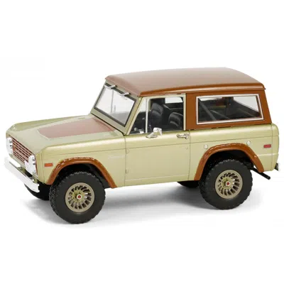 Greenlight 1970 Ford Bronco Gold Metallic With Brown Hood & Top Lost 2004-2010 Tv Series Hollywood Series 20 1-