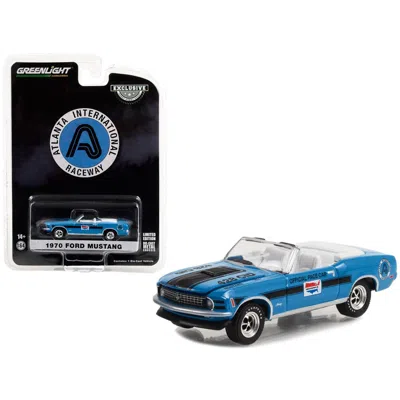 Greenlight 1970 Ford Mustang Mach 1 428 Cobra Jet Convertible Atlanta International Raceway Official Pace Car H