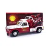 Greenlight 1972 Chevrolet C-30 Dually Wrecker Tow Truck Downtown Shell Service-service Is Our Business White &