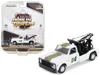 Greenlight 1972 Chevrolet C-30 Dually Wrecker Tow Truck White With Gold Stripes "hurst" "dually Drivers" Series