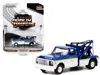 Greenlight 1972 Chevrolet C-30 Dually Wrecker Truck White And Blue With Yellow Stripes "goodyear Tire Testing D