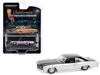 Greenlight 1972 Chevrolet Monte Carlo Lowrider Silver Metallic And Black "california Lowriders" Series 5 1/64 D In Silver