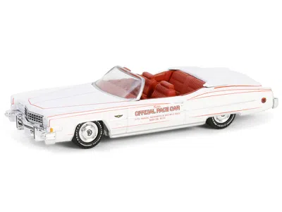 Greenlight 1973 Cadillac Eldorado Convertible "57th Annual Indianapolis 500 Mile Race Official Pace Car" White
