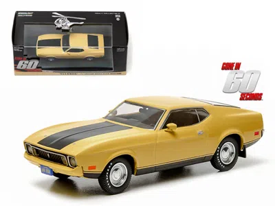 Greenlight 1973 Ford Mustang Mach 1 Yellow "eleanor" "gone In Sixty Seconds" Movie (1974) 1/43 Diecast Model Ca