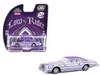 Greenlight 1973 Ford Thunderbird Lowrider "michael Heralda Special Edition" Purple Metallic With Graphics And W