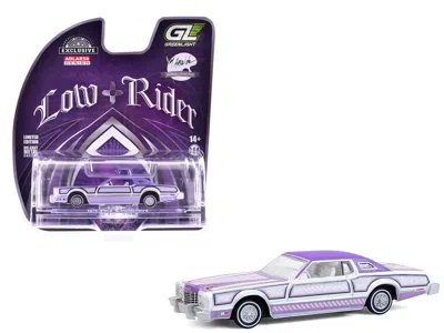 Greenlight 1973 Ford Thunderbird Lowrider "michael Heralda Special Edition" Purple Metallic With Graphics And W