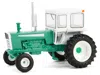 Greenlight 1973 Tractor With Closed Cab Green And White "down On The Farm" Series 9 1/64 Diecast Model By Green