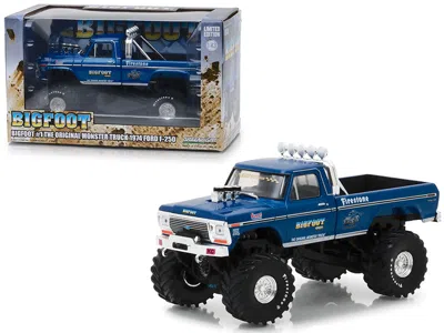 Greenlight 1974 Ford F-250 Ranger Xlt Monster Truck Bigfoot #1 "the Original Monster Truck" Blue "kings Of Crun