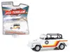 Greenlight 1974 Volkswagen Thing (type 181) #181 White With Stripes "all Terrain" Series 15 1/64 Diecast Model