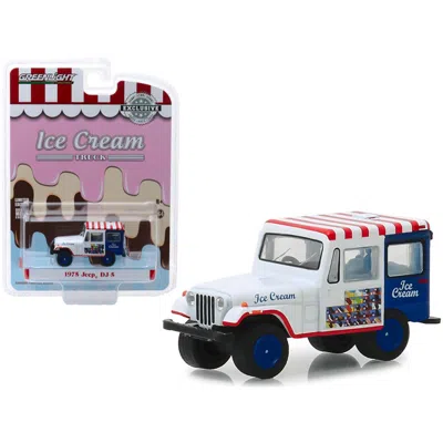 Greenlight 1975 Jeep Dj-5 Ice Cream Truck Hobby Exclusive 1-64 Diecast Model Car