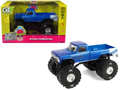 Greenlight 1976 Ford F-250 Monster Truck "garbage Pail Kids 40th Anniversary - Buck Truck" Blue Metallic With G