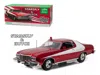 Greenlight 1976 Ford Gran Torino "starsky And Hutch" Red Chrome Edition (tv Series 1975-79) 1/18 Diecast Model