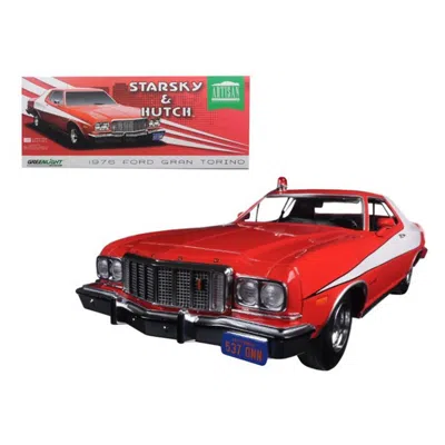 Greenlight 1976 Ford Gran Torino Starsky & Hutch Tv Series 1975-79 1-18 Diecast Model Car