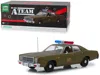 Greenlight 1977 Plymouth Fury U. S. Army Police Army Green "the A-team" (1983-1987) Tv Series 1/18 Diecast Mode
