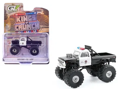 Greenlight 1978 Ford F-250 Monster Truck "lapd (los Angeles Police Department)" Black And White "kings Of