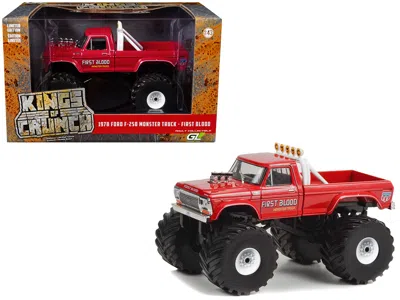 Greenlight 1978 Ford F-250 Monster Truck With 66-inch Tires "first Blood" Red "kings Of Crunch" Series 1/43 Die