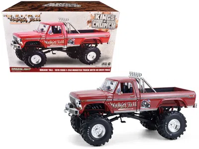 Greenlight 1979 Ford F-250 Monster Truck With 48-inch Tires "walkin' Tall" Red "kings Of Crunch" Series 1/18