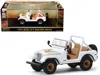 Greenlight 1979 Jeep Cj-7 Golden Eagle "dixie" White 1/43 Diecast Model Car By