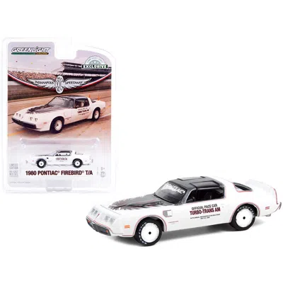 Greenlight 1980 Pontiac Firebird Trans Am T-a White With Black Top Official Pace Car 64th Annual Indianapolis 5