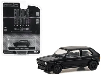 Greenlight 1980 Volkswagen Rabbit Widebody "black Bandit" Series 28 1/64 Diecast Model Car By