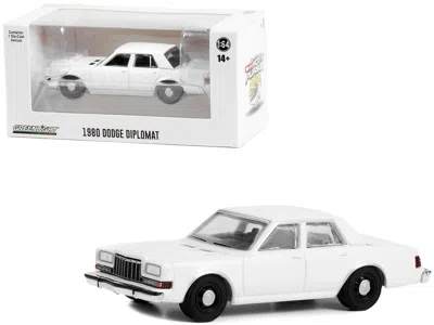 Greenlight 1980-1989 Dodge Diplomat Police Unmarked White "hot Pursuit" "hobby Exclusive" Series 1/64 Diecast M