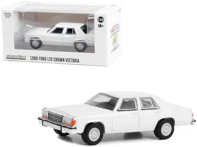 Greenlight 1980-1991 Ford Ltd Crown Victoria Police White "hot Pursuit" "hobby Exclusive" Series 1/64 Diecast M
