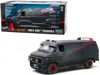 Greenlight 1983 Gmc Vandura Black Weathered Version With Bullet Holes "the A-team" (1983-1987) Tv Series 1/18 D