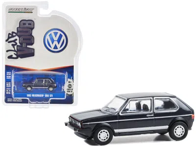 Greenlight 1983 Volkswagen Golf Gti Helios Blue Metallic "club Vee-dub" Series 18 1/64 Diecast Model Car By Gre