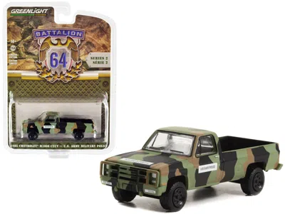 Greenlight 1985 Chevrolet M1008 Cucv Pickup Truck Camouflage "u. S. Army Military Police" "battalion 64" Releas