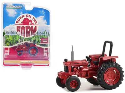 Greenlight 1985 Ford 5610 Tractor Red "memphis Tennessee Fire Department" "down On The Farm" Series 1/64 Diecas