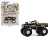 Greenlight 1985 Gmc K3500 Sierra Classic Monster Truck Black "overtime" "kings Of Crunch" Series 14 1/64 Diecas