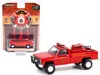 Greenlight 1986 Chevrolet C20 Custom Deluxe Pickup Truck Red First Attack Unit Fire Equipment And Hose And Tank