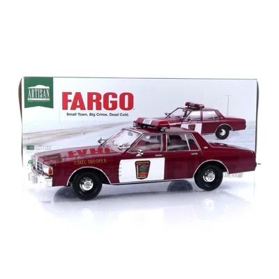 Greenlight 1987 Chevrolet Caprice With Burgundy Interior Minnesota State Trooper Fargo 1996 Movie Artisan Colle