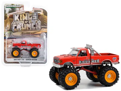 Greenlight 1989 Ford F-250 Monster Truck Red "krimson Krusher" "kings Of Crunch" Series 13 1/64 Diecast Model C