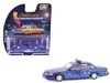 Greenlight 1992 Ford Crown Victoria Lowrider Blue With Graphics And Lightbar "california Lowriders" Series 7 1/