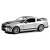 Greenlight 2011 Shelby Gt500 Ingot Silver Metallic With Black Stripes 1-18 Scale Diecast Model Car