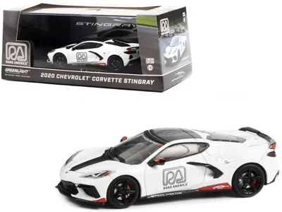 Greenlight 2020 Chevrolet Corvette C8 Stingray "road America Official Pace Car" 1/43 Diecast Model Car By Green In Multi