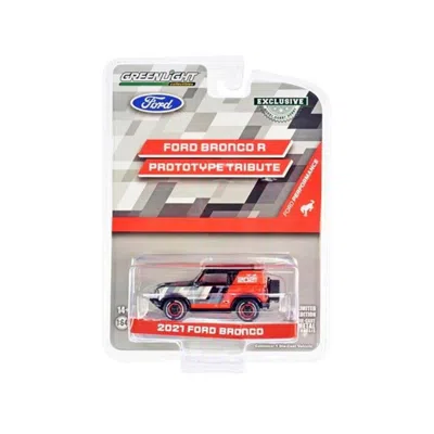 Greenlight 2021 Ford Bronco Ford Performance Ford Bronco R Prototype Tribute Edition With Graphics & Roof Rack