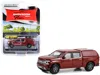 Greenlight 2022 Chevrolet Silverado Ltd High Country Pickup Truck With Camper Shell Cherry Red Metallic "showro