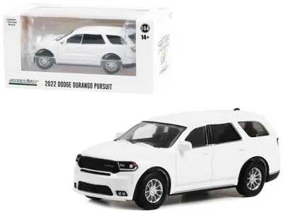 Greenlight 2022 Dodge Durango Pursuit Police Car White "hot Pursuit" "hobby Exclusive" Series 1/64 Diecast Mode