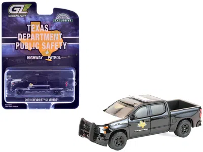 Greenlight 2023 Chevrolet Silverado Pickup Truck "texas Department Of Public Safety Highway Patrol" Black With 