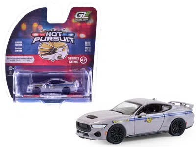 Greenlight 2023 Ford Mustang Gt "south Carolina Highway Patrol" Gray With Blue Stripes "hot Pursuit" Series