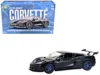 Greenlight 2025 Chevrolet Corvette C8 Zr1 Black With Blue Stripes With Raw Casting Dual Pack "2025