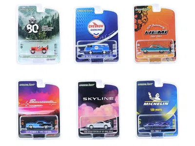 Greenlight Anniversary Collection Set Of 6 Pieces Series 17 1/64 Diecast Model Cars By  In Multi