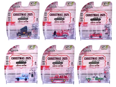 Greenlight Christmas 2025 Limited Edition Set Of 6 Cars 1/64 Diecast Model Cars By
