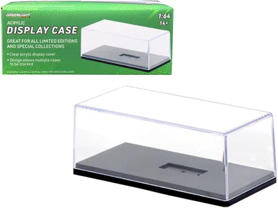 Greenlight Collectible Acrylic Display Show Case With Black Plastic Base For 1/64 Scale Model Cars By Greenligh