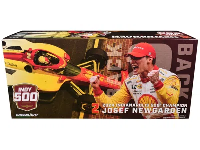 Greenlight Dallara Indycar #2 Josef Newgarden "shell Oil" Team Penske "2024 Indianapolis 500 Champion" "ntt Ind
