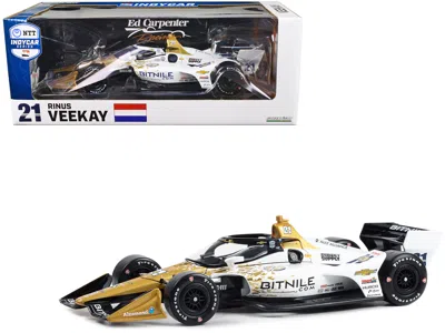 Greenlight Dallara Indycar #21 Rinus Veekay "bitnile" Ed Carpenter Racing (road Course Configuration) "ntt Indy